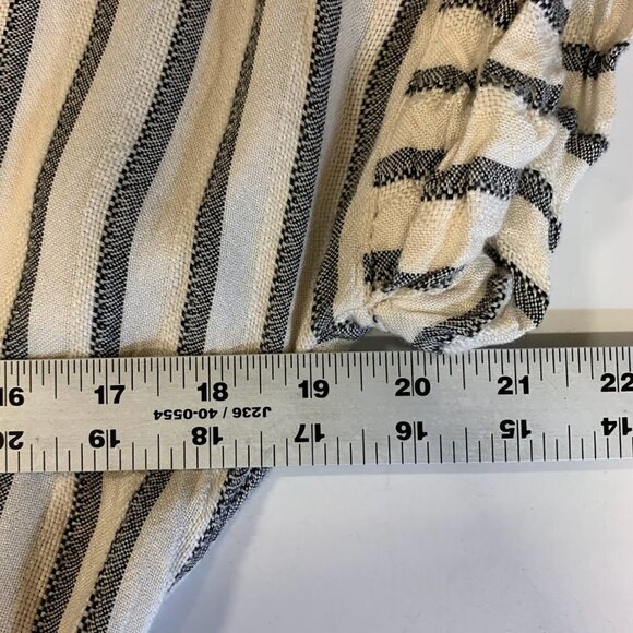 Lou & Grey Women's Striped Rayon Relaxed Short Sleeve Romper Size XS - Picture 11 of 14